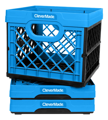 Clevermade Clevercrates - Cestas Plegables De Plastico Apila