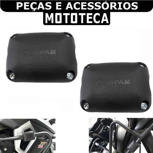 Kit Proteção Plástica   Borrachas   Protetor De Motor Chapam