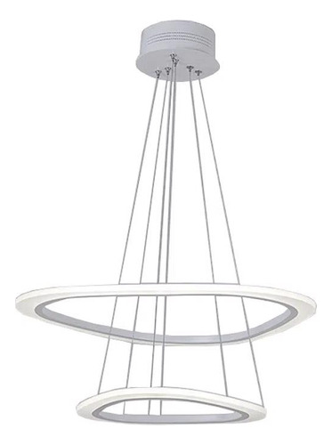 Pendente Lustre Nuvola Prata Led De Teto Bc001 -bella