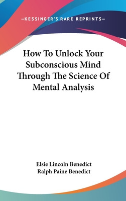 Libro How To Unlock Your Subconscious Mind Through The Sc...
