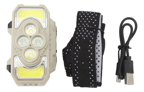 Linterna Led Cob, Superbrillante, Recargable Por Usb
