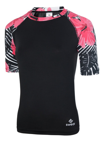 Remera Proteccion Solar Uv Femenina Manga Corta Deportiva