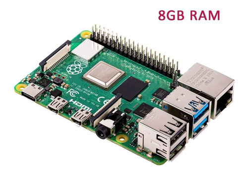 Raspberry Pi 4, Modelo B Con 8gb Ram, Bcm2711 Quad Core Cort