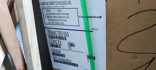 Compresor Copeland Zr94kc-tf5-550 Scroll R-22