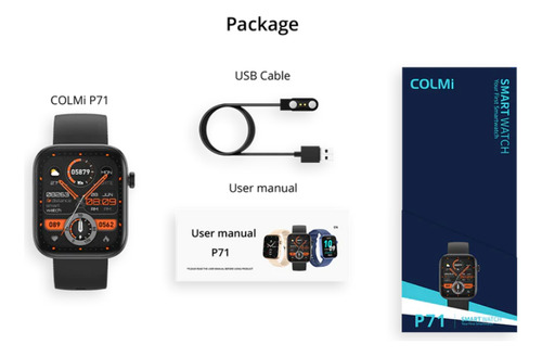 Reloj Inteligente Smartwatch Colmi P71 / Ip68