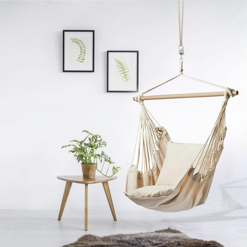 Hamaca Silla Colgante Cuerda Columpio Silla Extra Grande