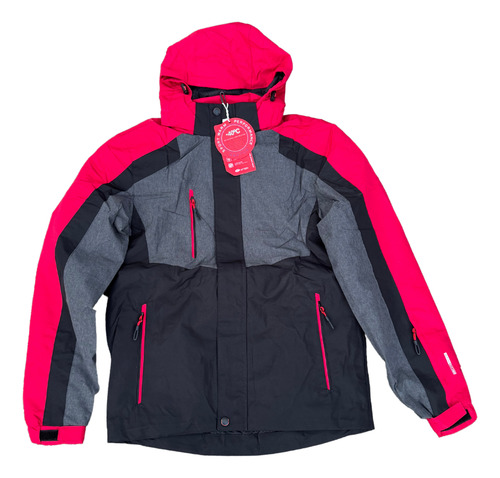 Campera De Nieve Hombre Mujer Unisex Impermeable Abrigada Rojo M Impermeable