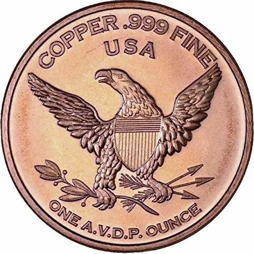 Monedas De Colección Private Mint 1 Oz .999 Pure Copper Ro