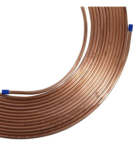 Rollo Caño De Cobre 1/4 Para Refrigeracion X 15 Mts Eluma