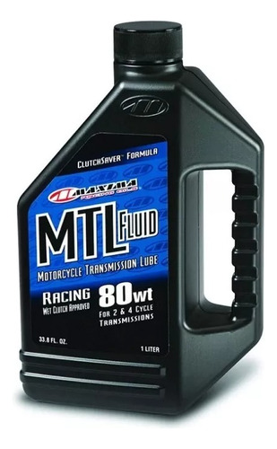 Aceite Maxima Mtl 80 Wt Transmision 2t 4t Moto Mineral 