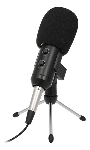 Micrófono De Condensador Usb Con Grabación Usb Plug & Play P