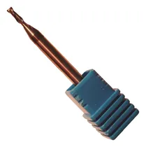 Comprar Fresa Metal Duro Revestida Plana 2mm 2 Filos Endmill Cnc