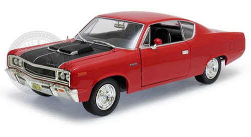 Miniatura Amc Rebel 1970 Vermelho Yatming 1/18