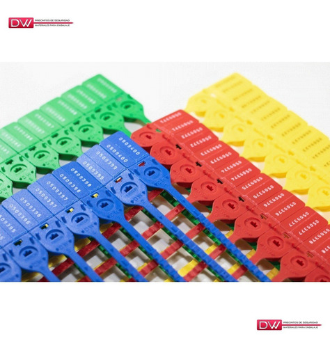 Imagen 3 de 9 de Precinto De Seguridad Escalonado 4mmx30cm X1000un Oferta!!