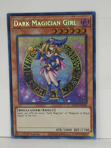 Dark Magician Girl Prismatic Secret Rare Yugioh 