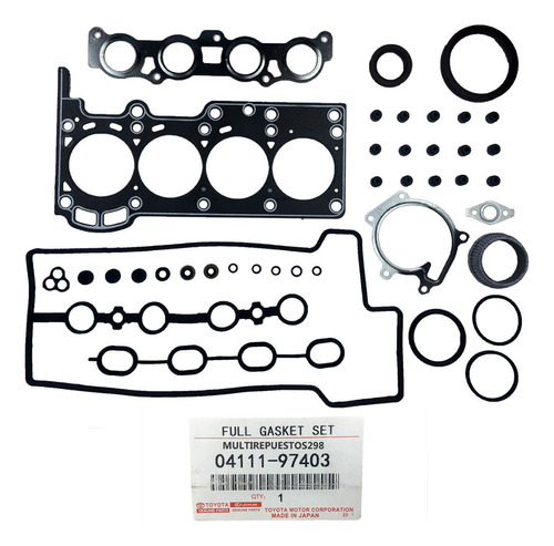 Kit Empacadura Toyota Terios 2004 2005 Cool 2002 2003 2004