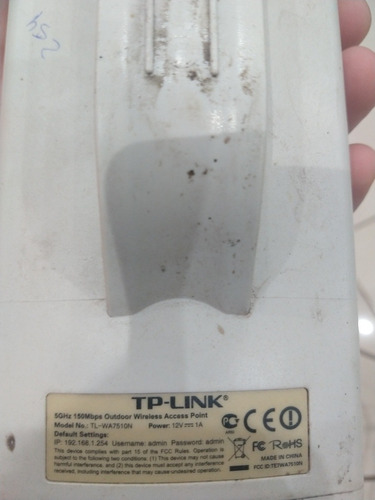 Cpe Inalámbrico Tp-link Wa7510n Antena Wifi Exterior 5ghz