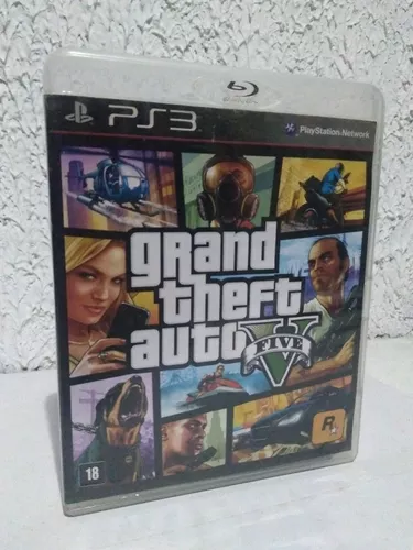 Jogo Grand Theft Auto V Gta 5 - Ps3, Mídia Física