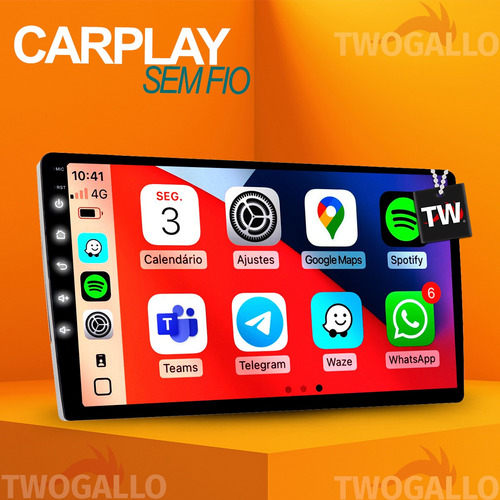 Multimídia Ford Ecosport 2017 2018 2019 2020 2021 Carplay 9p