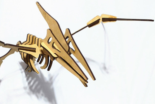 Imagen 4 de 7 de Dinosaurio Pterodactilo - Mdf / Fibrofacil