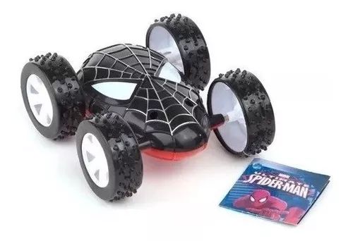 Spiderman Auto A Friccion Tumbling Car Gira 360 Orig. Ditoys Personaje  Hombre Araña