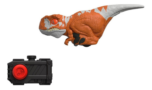Imagen 1 de 1 de Dinosaurio Jurassic World Click Tracker Atrociraptor Red