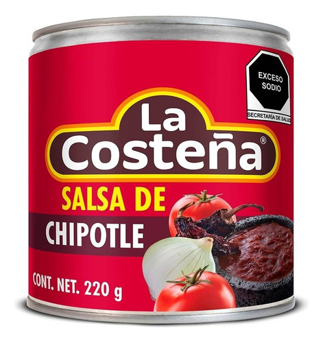 2 Pza Salsa Chipotle La Costeña 220 G