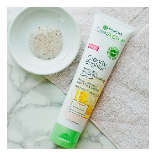 Exfoliante Facial De Nuez De Argán Con V - G