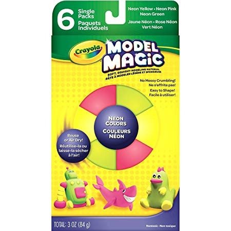 Crayola Modelo Magia, Neón, Alternativa Arcilla De Modelado