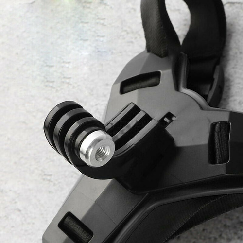 Imagen 7 de 8 de Montura Casco Gopro Soporte Base Kit Adaptador Cámara Moto