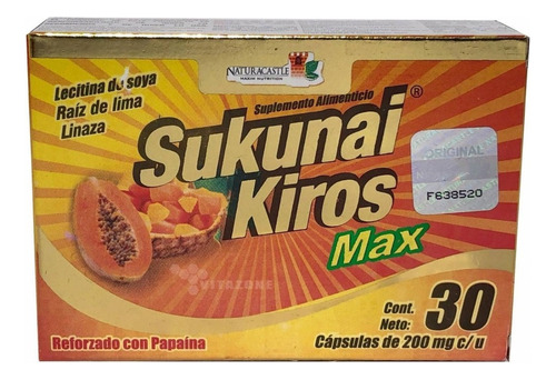 Sukunai Kiros Max Pack 3 Cajas Baja De Peso Y Colesterol Sabor Sin Sabor