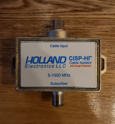 Adaptador Cisp-hr Cable Coaxial Isolator Holland Electronics