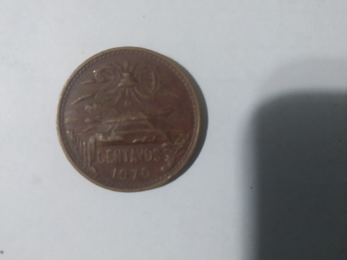 Moneda Estados Unidos Mexicano 20 Centavos 1970