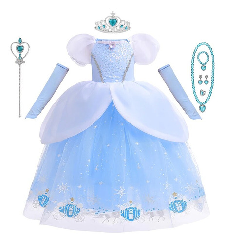 Vestidos De Vestir De Lujo Para Niñas  Fiesta  Princesa  Cos