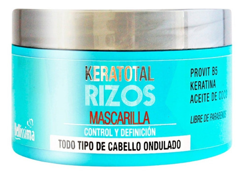 Mascarilla Keratotal Rizos X 250 Ml - Bellissima