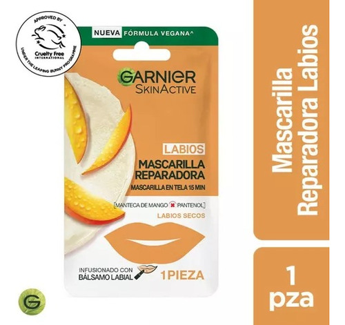 Mascarilla Labios Garnier Mango Reparadora