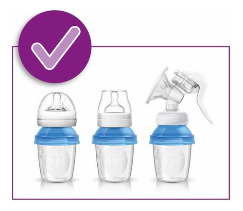 Imagen 5 de 9 de Set Vasos Almacenamiento Leche Materna Reutilizables Avent