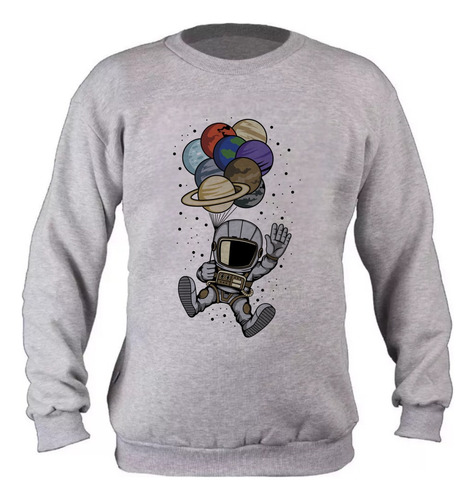 Buzos Astronauta Con Torta Blanca Infantil Estampada - 0899
