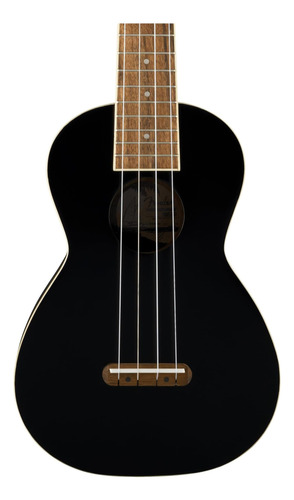 Ukulele Fender Monterey Concert Bundle Negro Con Bolsa De Y