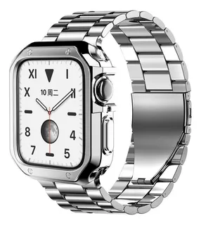 Correa De Metal De Acero Inoxidable Para Apple Watch Band 45
