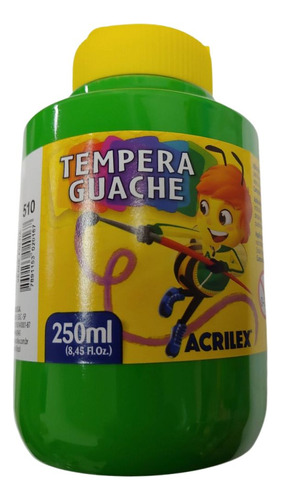 Tinta Tempera Guache 250ml Verde Folha Acrilex