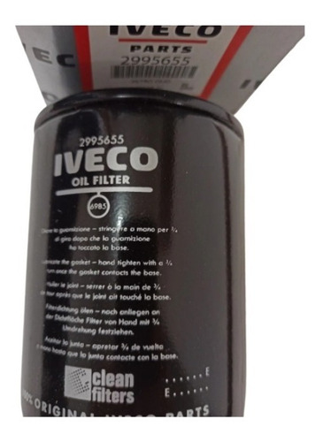 Filtro De Aceite Iveco New Daily 70c16- Codigo 2995655