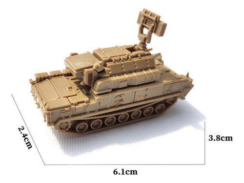 4 X 1/144 Modelo De Tanque 4d Quebra-cabeças Diy Montar