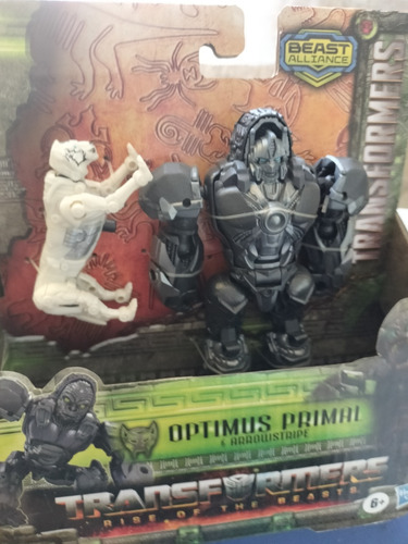 Figura Optimus Primal Y Arrowstripe Transformers Beasts (Usado)