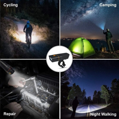 . T6 Recargable 1000lm Led Lámpara Impermeable For Bicicleta