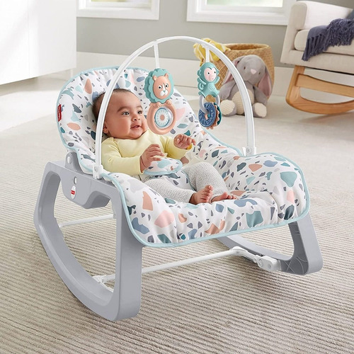Imagen 6 de 7 de Silla Mecedora Portátil Fisher Price Para Bebés - Niños