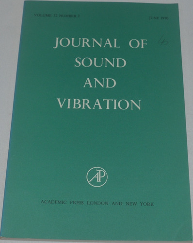 Journal Of Soud And Vibration Volume 12 Nº2  June 1970 O15