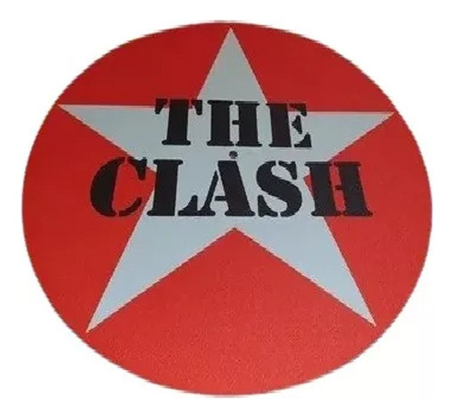 The Clash Estrella Slipmat Paño Latex Modelos Unico Limitado