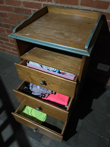 Juego De Cama, Placard Y Cómoda De Madera (incluye Colchón)