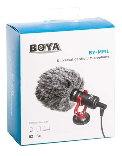 Microfono Shotgun Universal Boya By-mm1 Inconet